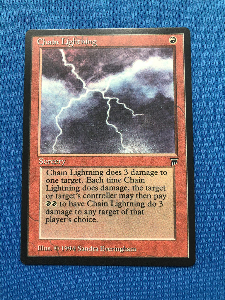 Chain Lightning LG LGD Lengends legends mtg proxy magic the gathering