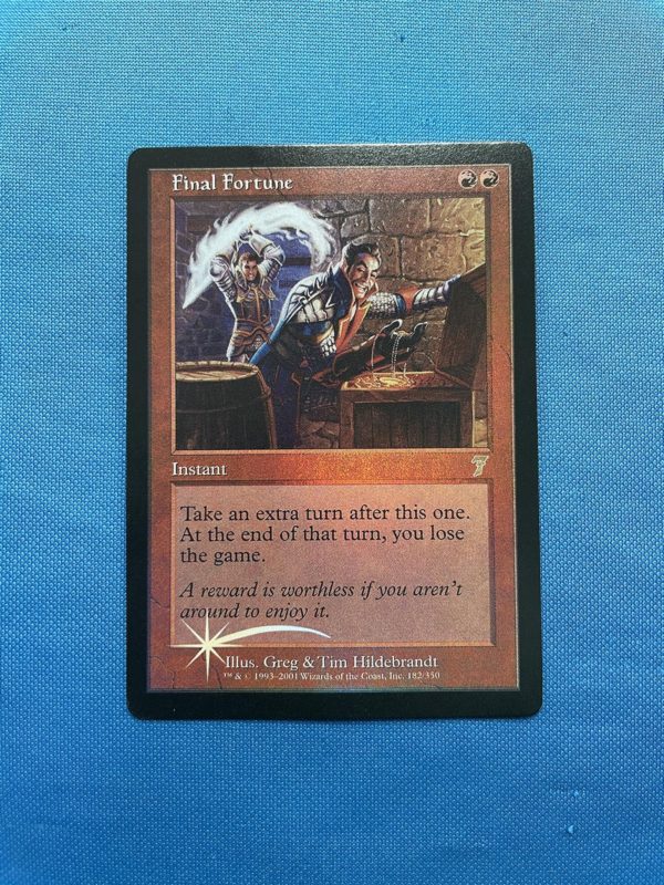 Final Fortune 7th edition foil mtg proxy magic the gathering proxies cards gp fnm playable holo foil available