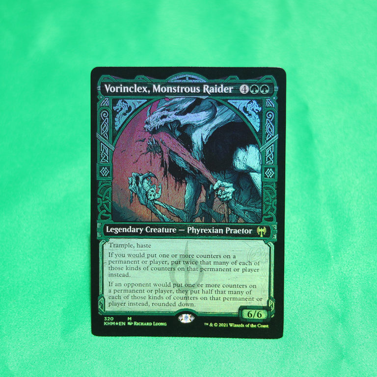 Vorinclex, Monstrous Raider Special Art Kaldheim (KHM) foil mtg proxy