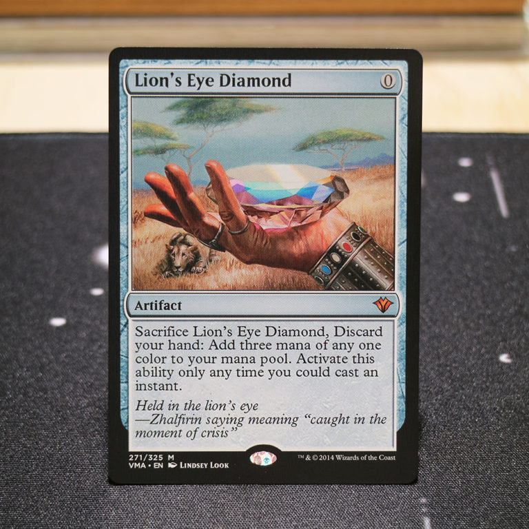 Lion’s Eye Diamond Vintage Masters VMA mtg proxy magic the gathering