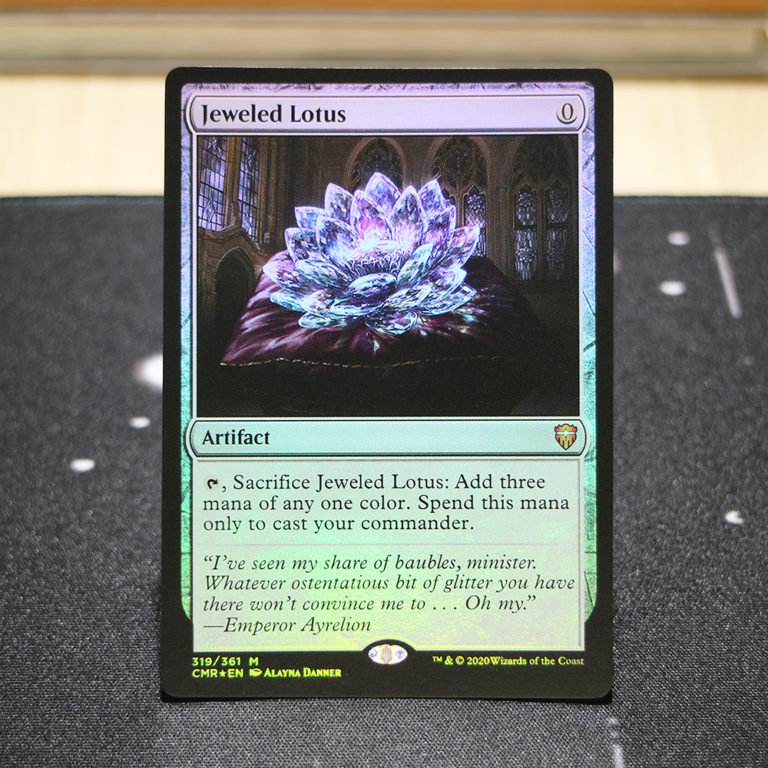 Jeweled Lotus Commander Legends (CMR) foil mtg proxy magic the gathering proxies cards gp fnm