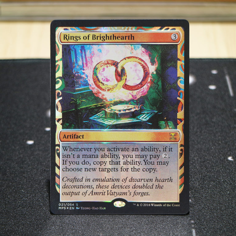 Rings of Brighthearth Kaladesh Inventions (MPS) foil mtg proxy magic the gathering proxies cards