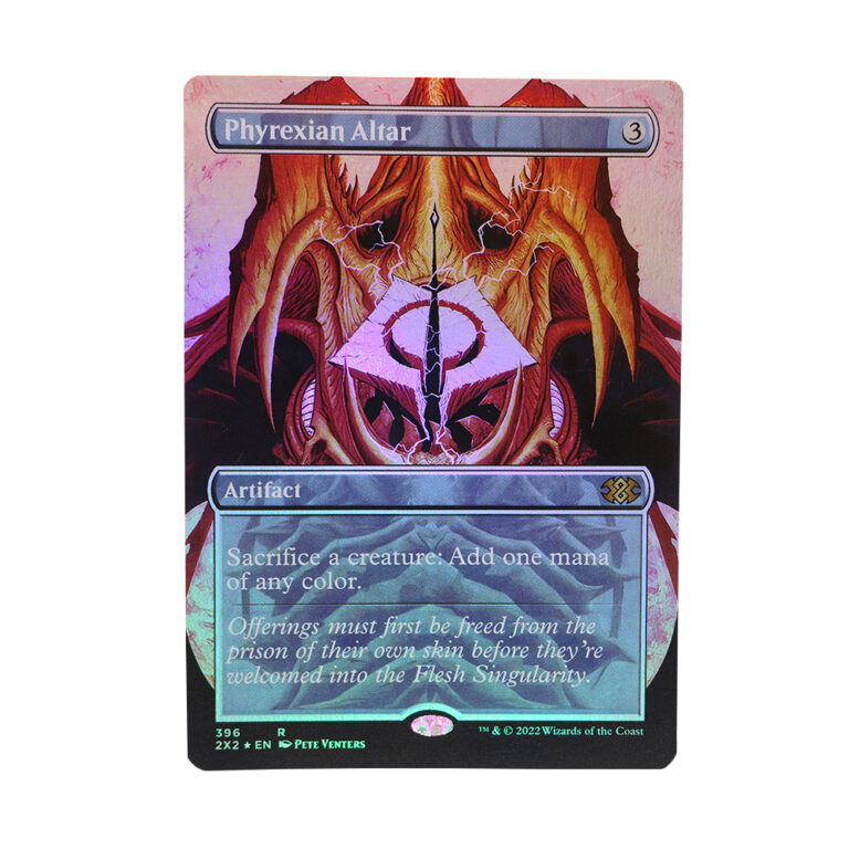 Phyrexian Altar #396 Double Masters 2022 (2X2) foil mtg proxy magic the ...
